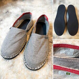 Unisex Havaianas Espadrilles – Gray | Size 9W / 8M